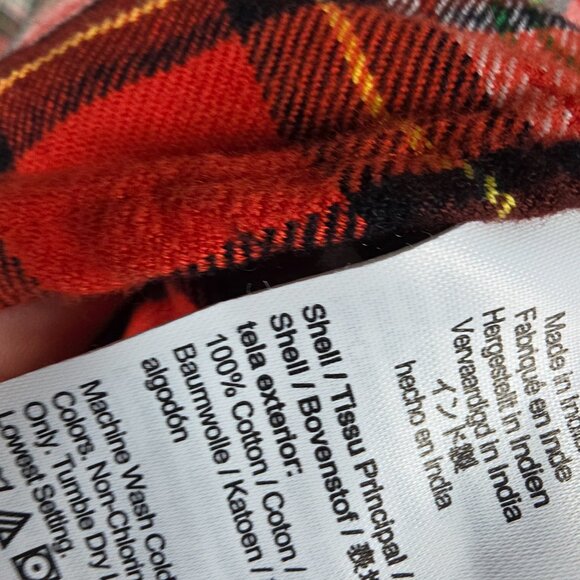 J. Crew Shirt XL Holiday Tartan Plaid Midweight Flannel In Regenerative Cotton - Picture 10 of 12